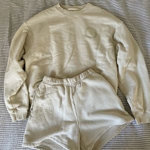 SETactive Oat Milk Sweatshorts Set